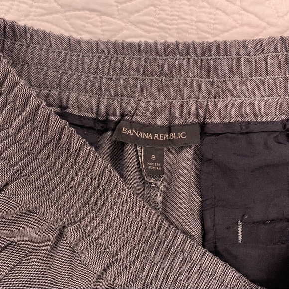 Banana Republic Gray Dress Joggers - Size 8 - Picture 5 of 8
